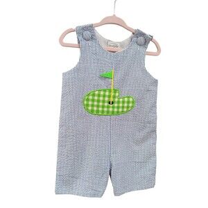 Mud Pie Baby Boy Golf Themed Outfit